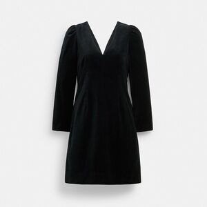 Coach Black Long Sleeve Dress